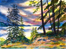 After the Storm, at Booth Lake, Algonquin Park Luis Leigh Guillermo Lineage Arts Gallery Ottawa