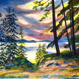 After the Storm, at Booth Lake, Algonquin Park Luis Leigh Guillermo Lineage Arts Gallery Ottawa