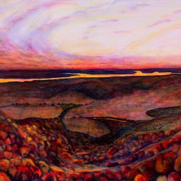 Champlain Lookout at Dusk - Gatineau Park Luis Leigh Guillermo Lineage Arts Gallery Ottawa