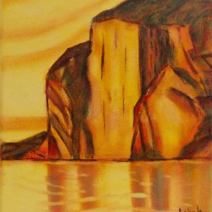 Morning Light - Mazinaw Rock at Bon Echo Luis Leigh Guillermo Lineage Arts Gallery Ottawa