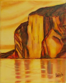 Morning Light - Mazinaw Rock at Bon Echo Luis Leigh Guillermo Lineage Arts Gallery Ottawa