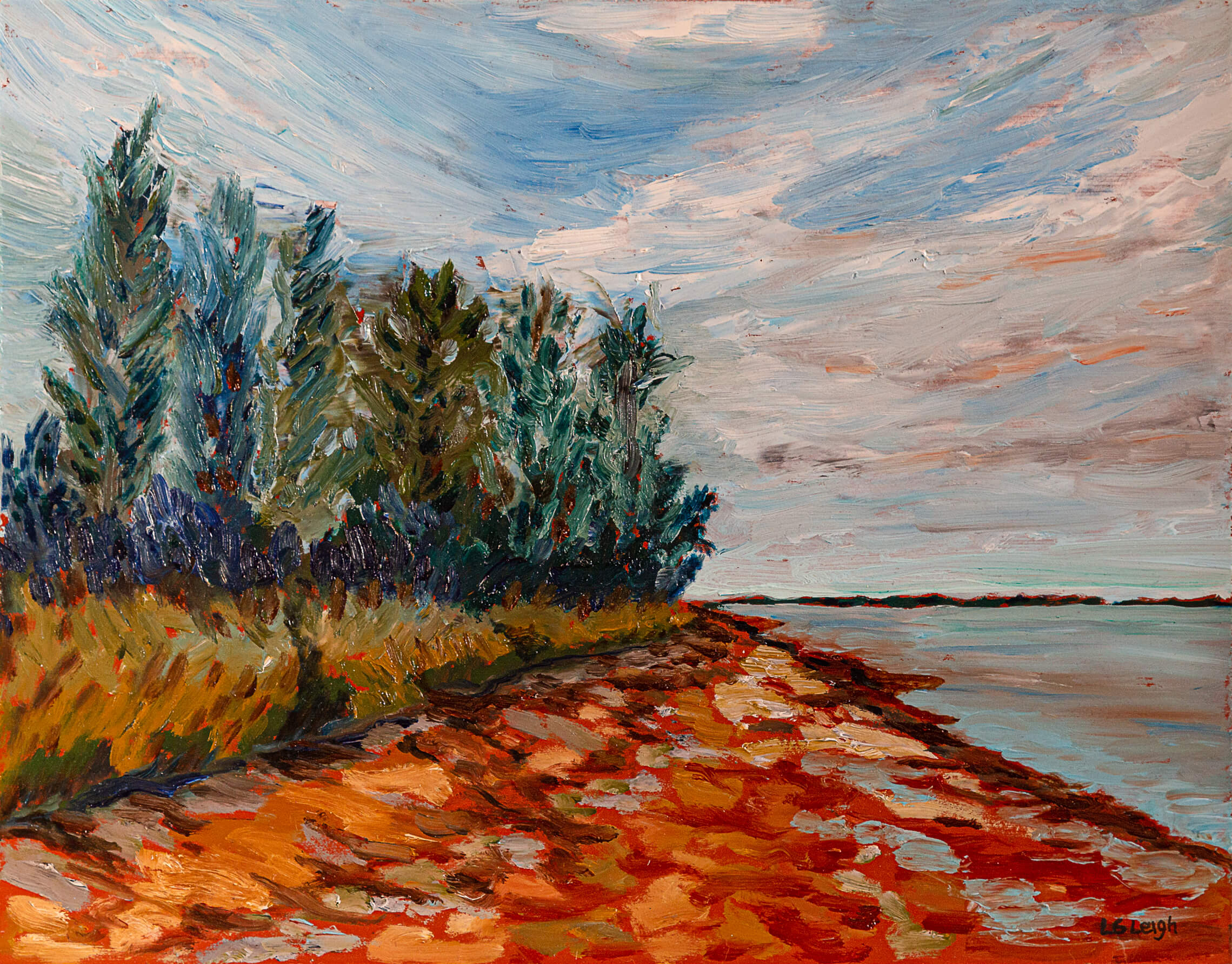 Queen's Point(N view), P.E.I. Luis Leigh Guillermo Lineage Arts Gallery Ottawa