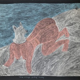 Kiviup nulianga qivittuq (Runaway) Ningiukuluk Teevee Lineage Arts Gallery Ottawa Indigenous Art