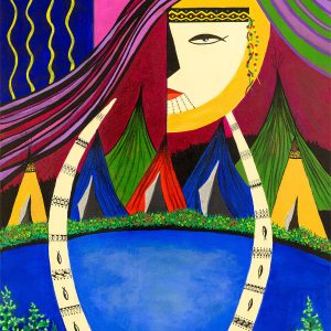 Ebb and flow Annie Pillaktuaq Lineage Arts Indigenous Art Inuit Art Ottawa BIPOC Art