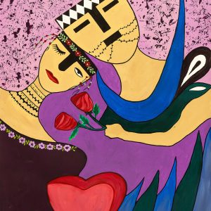 Hearts and roses Annie Pillaktuaq Lineage Arts Indigenous Art Inuit Art Ottawa BIPOC Art